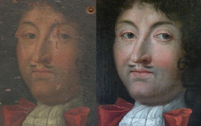 Restauration peinture du XVIIème siècle - Restauration tableau ancien