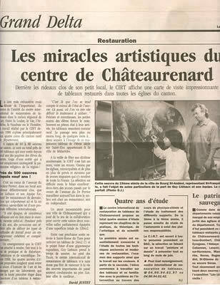 Article de Presse - Christelle Chazeau diplomée du CIRT