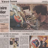 Articles de presse - L'Accro des Toiles - Atelier de restauration de tableau