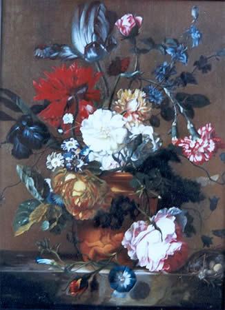 Copies and reproductions of paintings : Bouquet of Flowers after Van Huysum