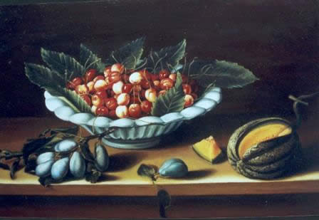 Still Life with Cherries after Louise Moillon 