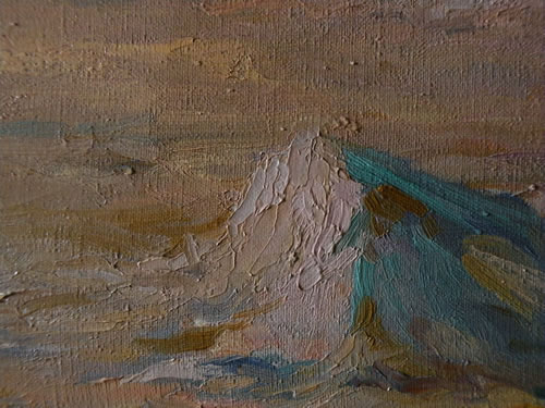 Boulder in North Africa - detail