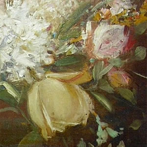 Paintings for sale  - Flowers - French School