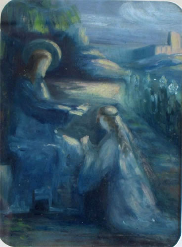 Painting for sale : Noli me tangere - Oil on cardboard