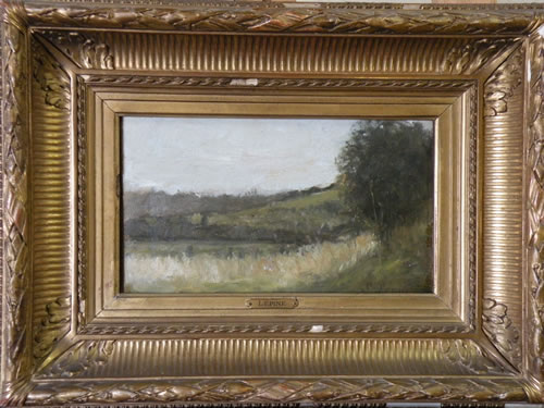 Landscape on a plain - Stanislas Lépine